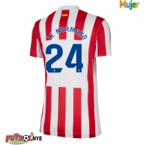Camiseta Atletico Madrid Robin Le Normand #24 Primera Equipación para mujer 2025-26 manga corta